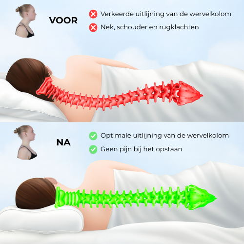 ErgoCloud Kussen – Voor wie wakker wil worden zonder pijn.