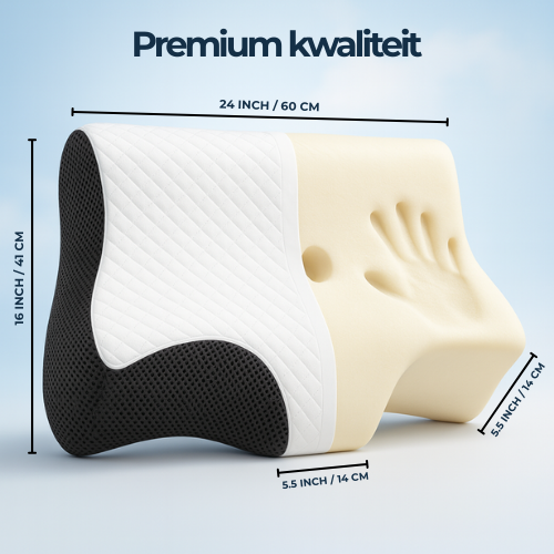 ErgoCloud Kussen – Voor wie wakker wil worden zonder pijn.