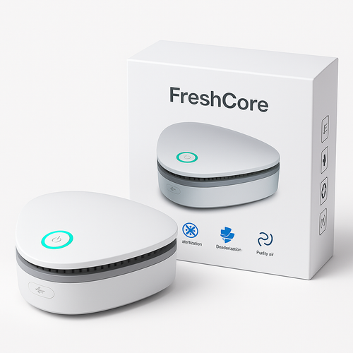 FreshCore – Verwijdert Rook en Huisdierengeuren in Huis en Auto