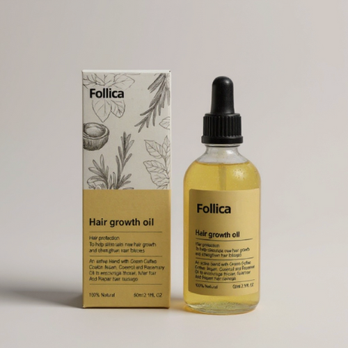 Follica Haarolie Ondersteunt een gezonde haargroei