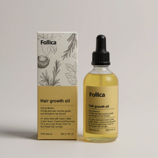 Follica Haarolie Ondersteunt een gezonde haargroei