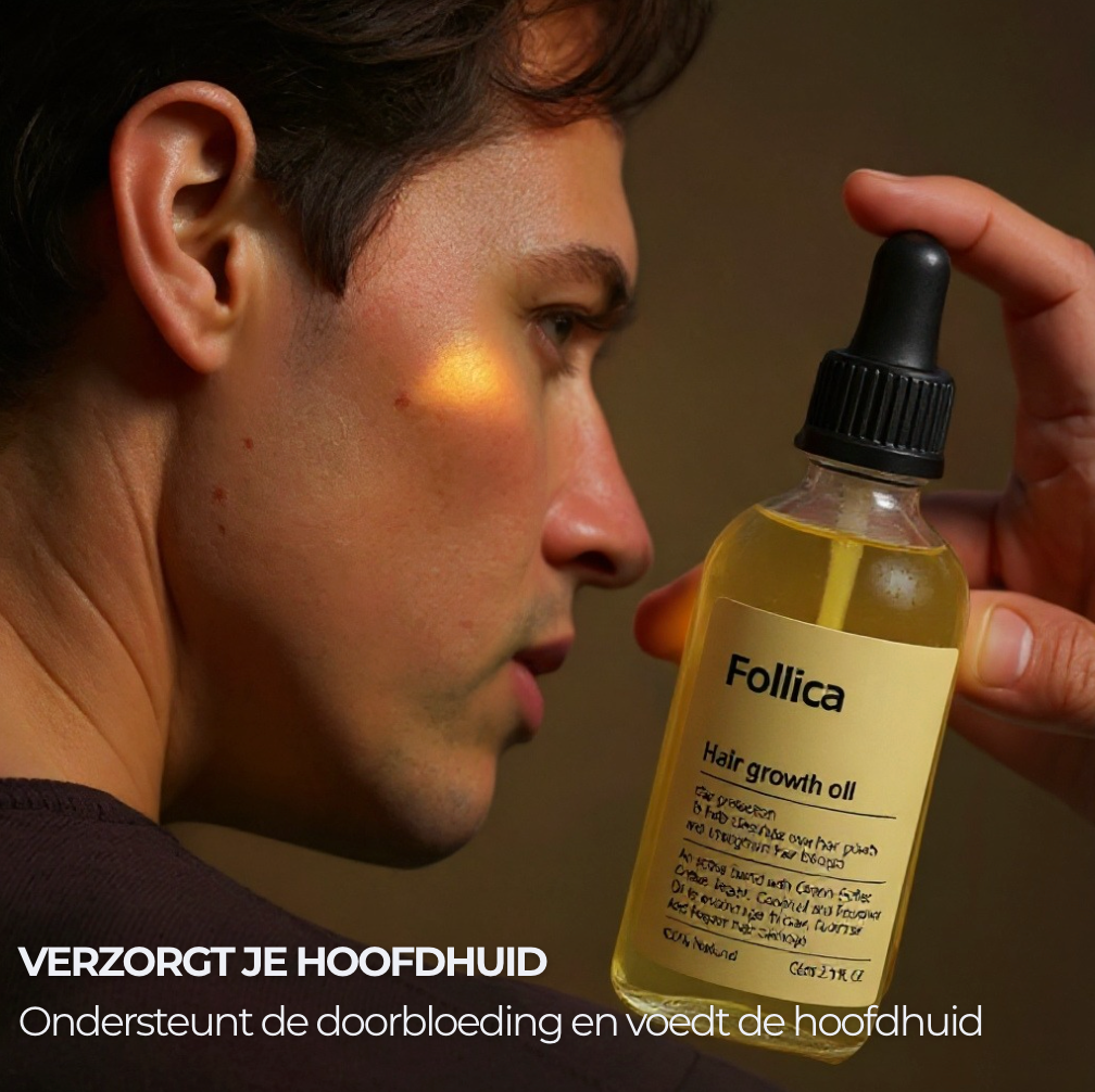 Follica Haarolie Ondersteunt een gezonde haargroei