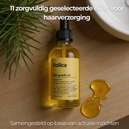 Follica Haarolie Ondersteunt een gezonde haargroei