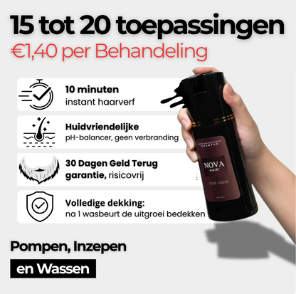Nova Hair – Directe Haarkleur Shampoo