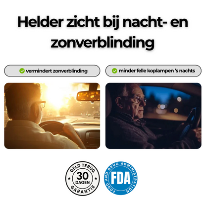 NightVision Nachtbril | Voor Rustiger en Veiliger Nachtelijk Rijden