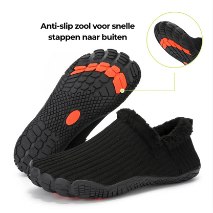 BareWarm Comfort Slippers – Warme & anti-slip barefoot schoenen