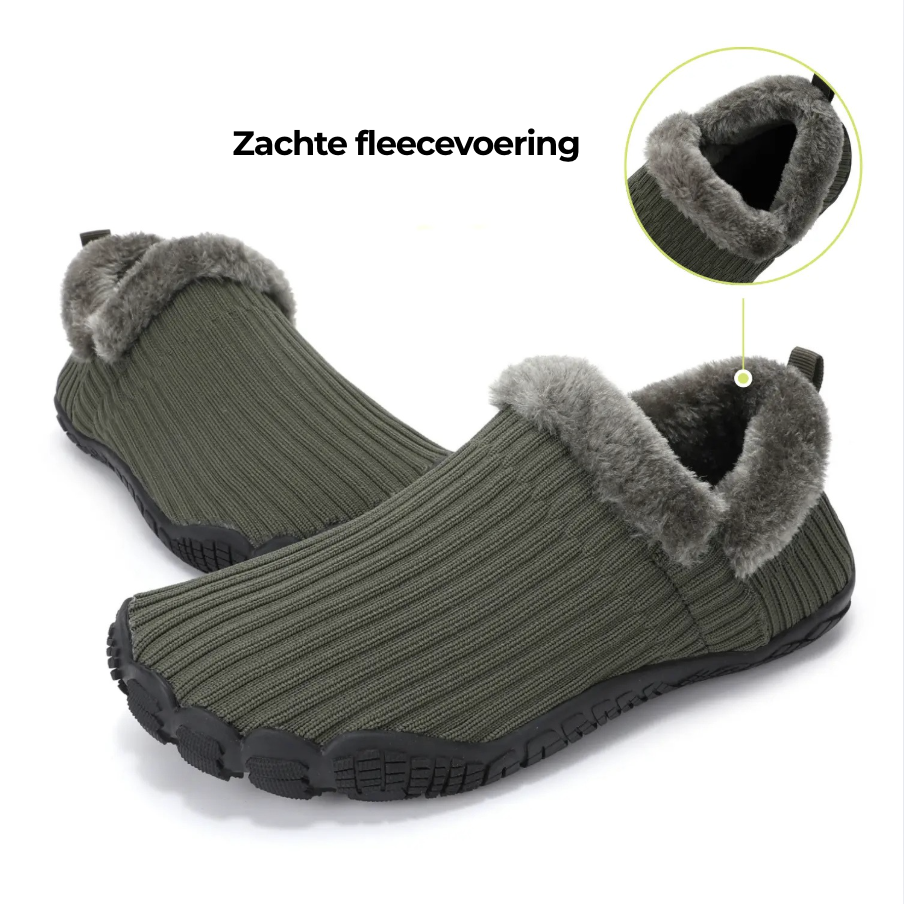 BareWarm Comfort Slippers – Warme & anti-slip barefoot schoenen
