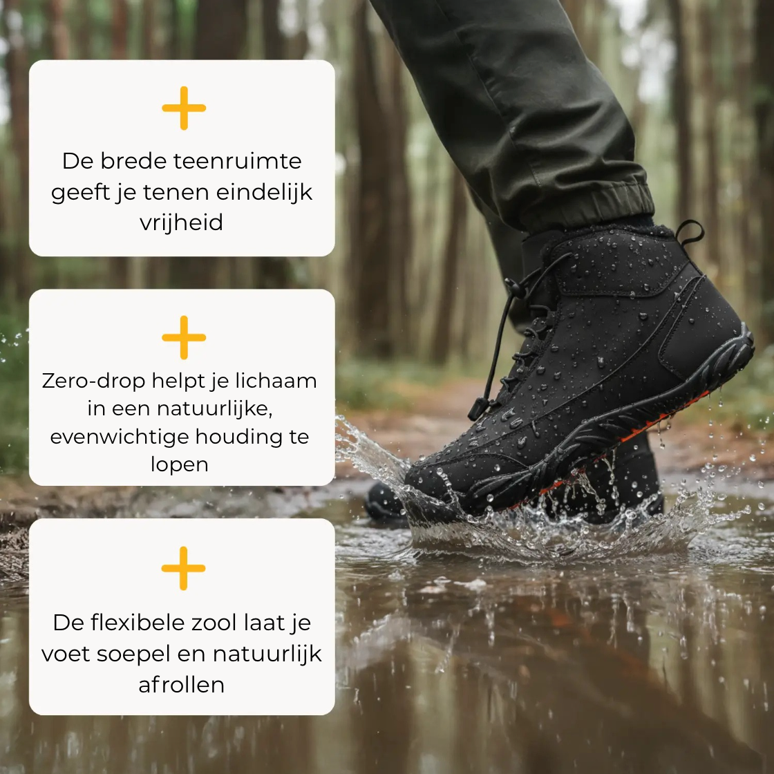 NordicDry Winterbarefoots – Waterdicht, warm & dagelijks comfort.